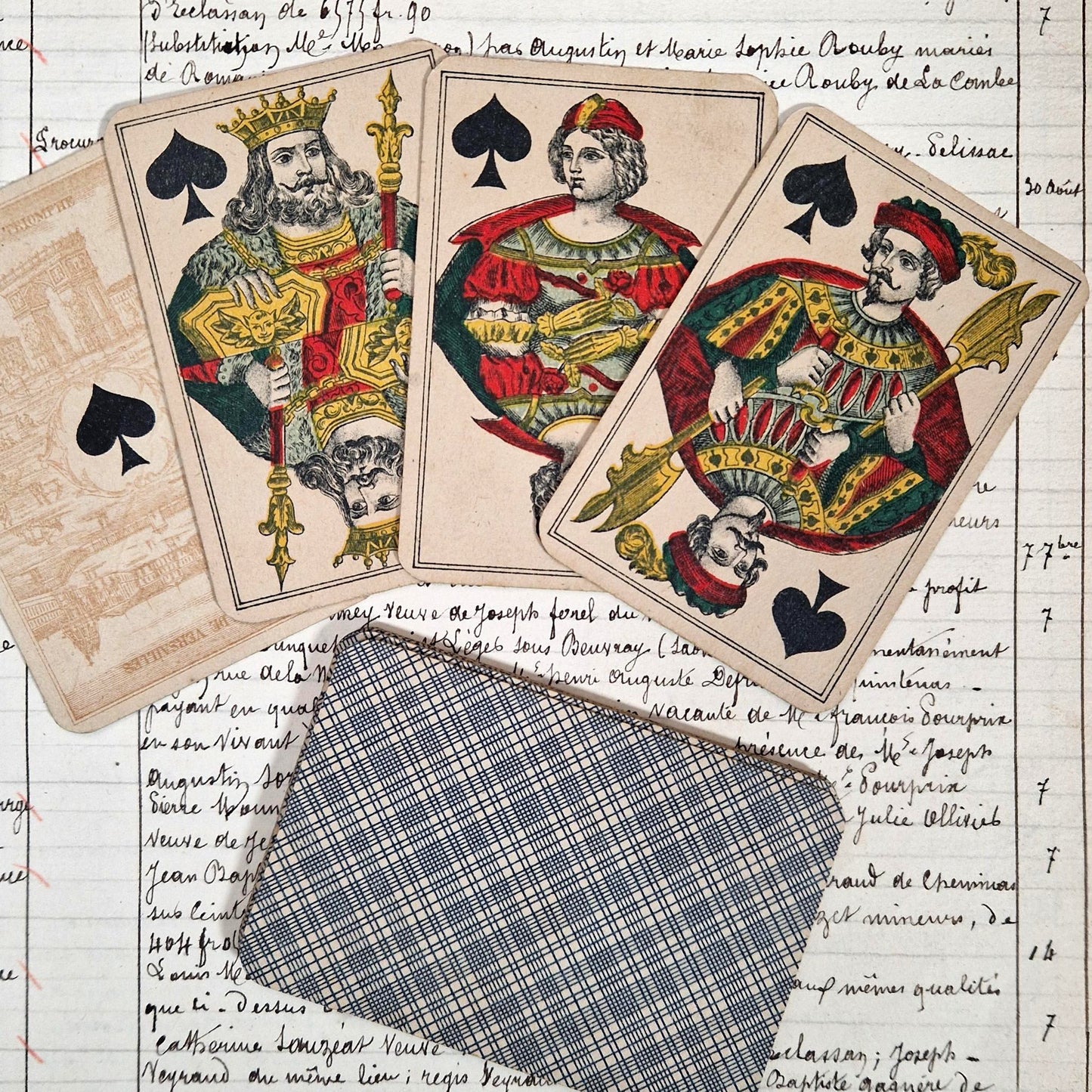 Jeu de cartes ancien « Vues de Paris », Circa 1900
