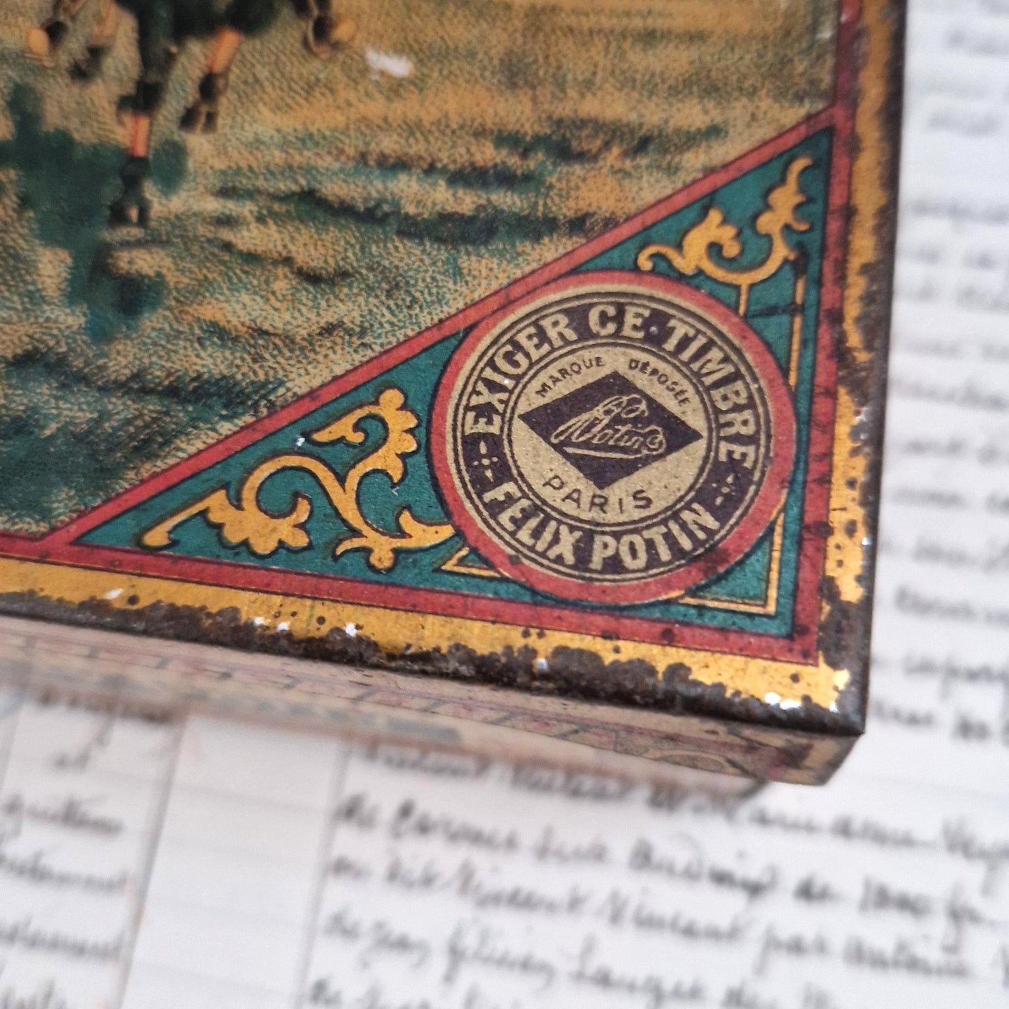 Vintage advertising box "Polo - Félix Potin"