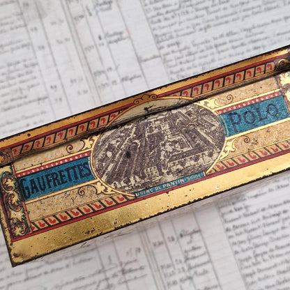 Vintage advertising box "Polo - Félix Potin"