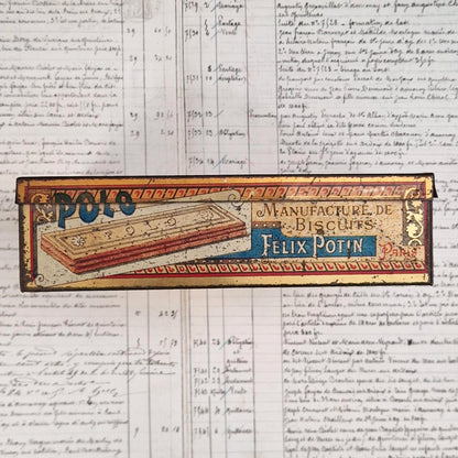 Vintage advertising box "Polo - Félix Potin"