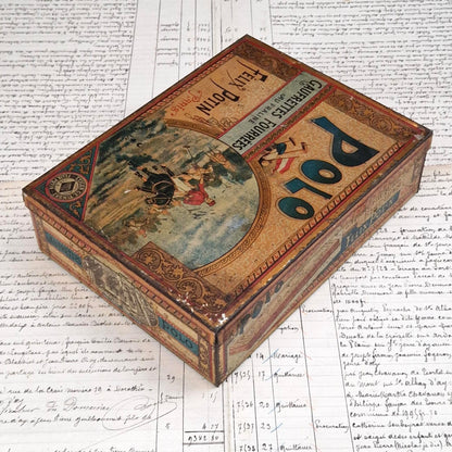 Vintage advertising box "Polo - Félix Potin"
