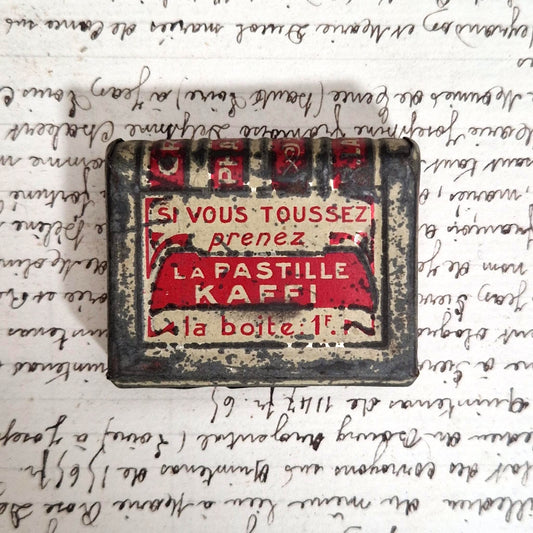 Advertising pyrogenic box “Pastille Kaffi”, Circa 1920