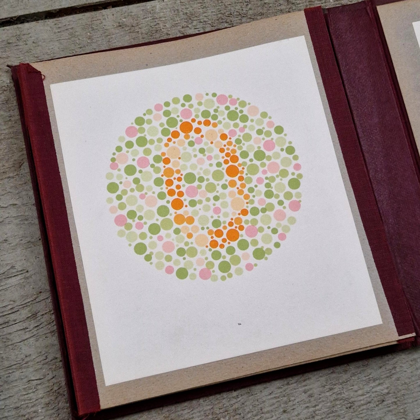 Atlas médical « Examen de la vision des couleurs » - Dr Polack