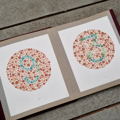 Atlas médical « Examen de la vision des couleurs » - Dr Polack
