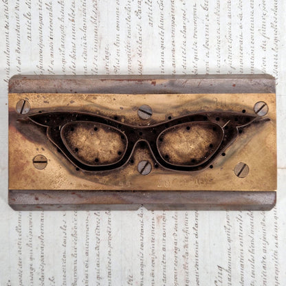 Ancien moule industriel pour « Monture de lunettes »