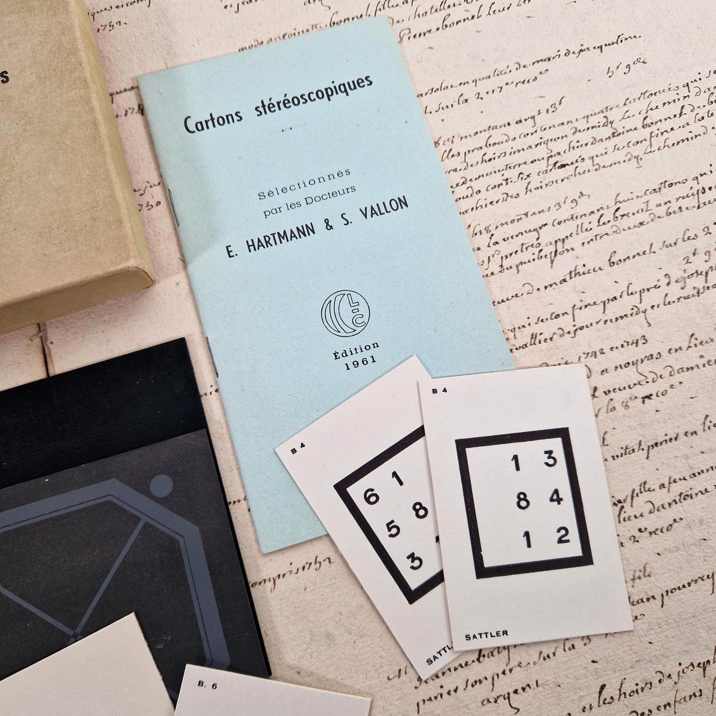 Coffret médical « Cartons stéréoscopiques » - Hartmann & Vallon