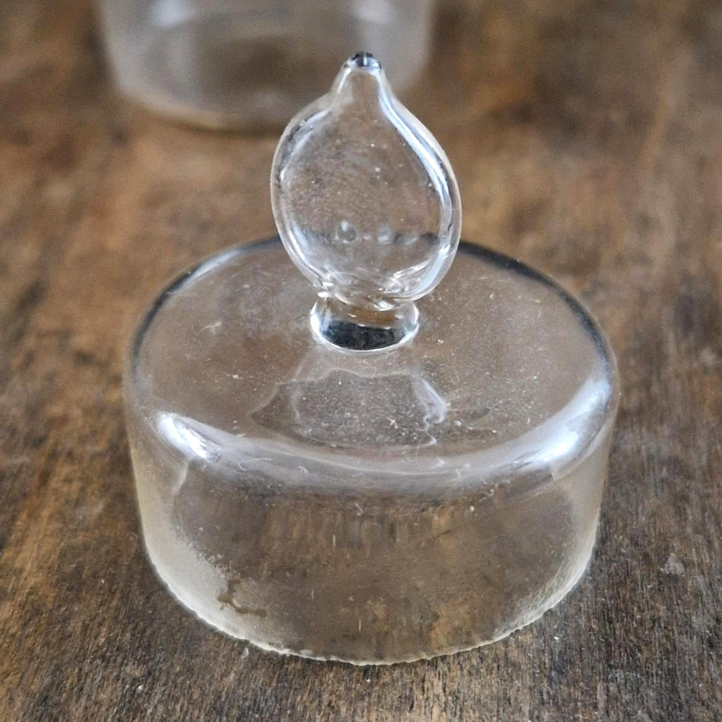 Blown glass pharmaceutical jar - Circa 1900
