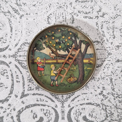 Jeu ancien de patience « La cueillette des pommes »