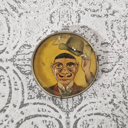 Jeu ancien d'adresse « L’homme au chapeau » - Vers 1900
