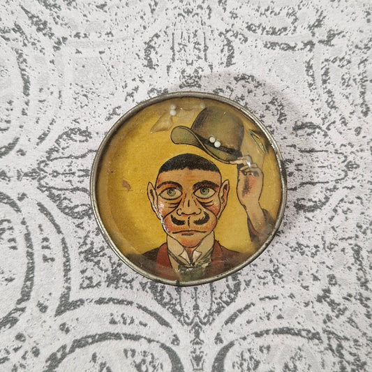 An old-fashioned game of skill called "The Man in the Hat" - Circa 1900
