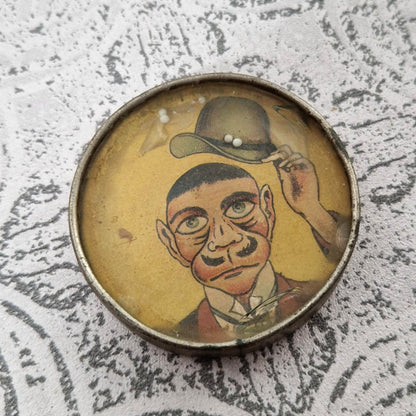 Jeu ancien d'adresse « L’homme au chapeau » - Vers 1900