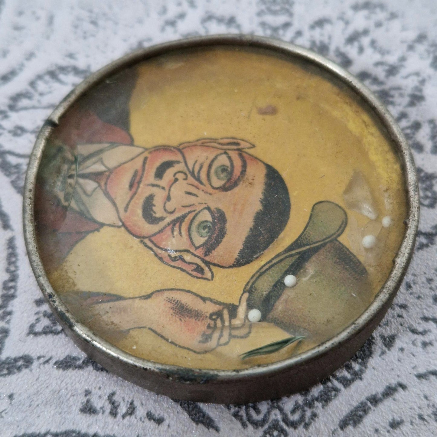 Jeu ancien d'adresse « L’homme au chapeau » - Vers 1900
