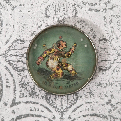 Rare jeu de patience "Clown jongleur" - Algérie Française