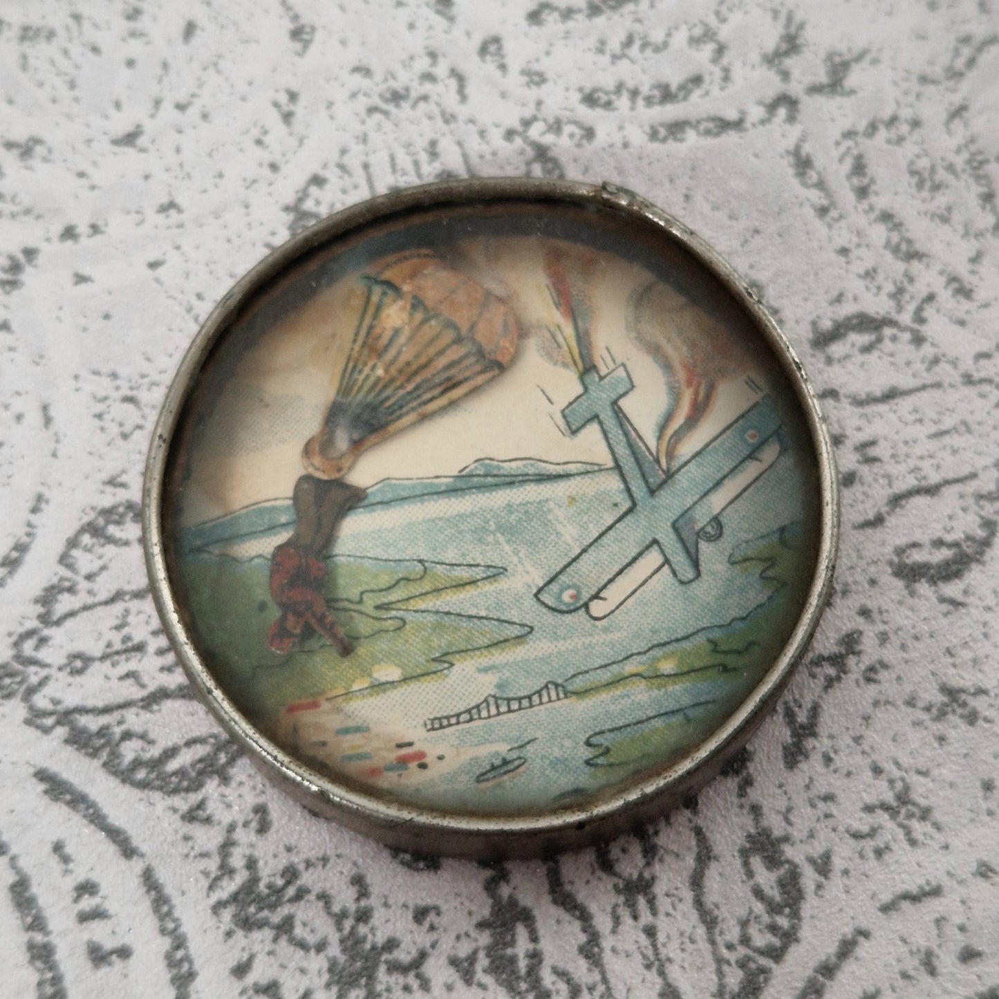 Ancien jeu d'adresse « Parachutiste », Début XXe