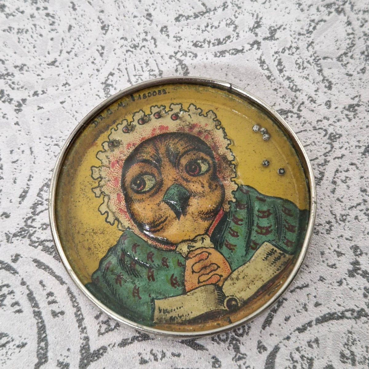 Jeu de patience « La Chouette savante » - circa 1900