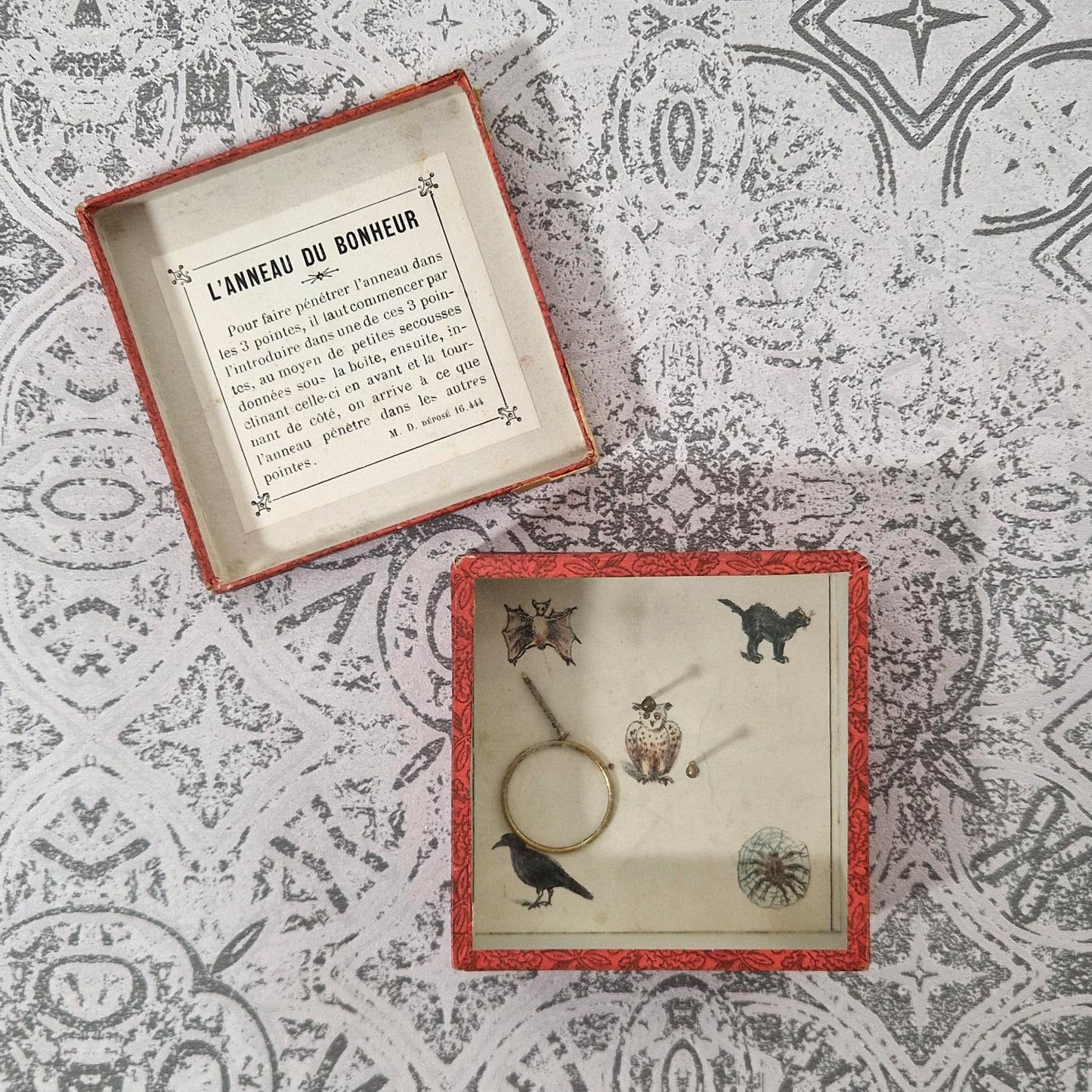 Jeu ancien « L’Anneau du Bonheur » - JFJ, Vers 1900