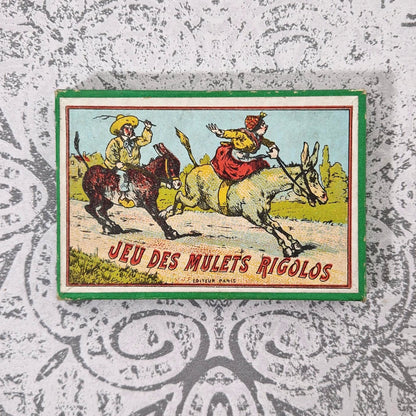 « Jeu des Mulets Rigolos » - J.F.J Éditeur Paris, Vers 1900