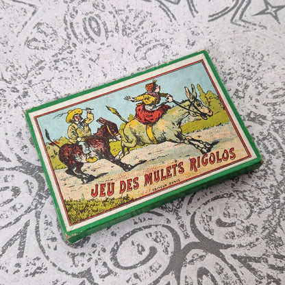 « Jeu des Mulets Rigolos » - J.F.J Éditeur Paris, Vers 1900