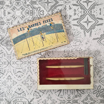 Ancien Jeu d'adresse « Les Barres Fixes » - Vers 1900