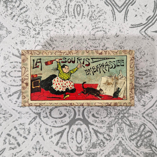 Rare jeu d'adresse « La Souris Embarrassée » - Vers 1900