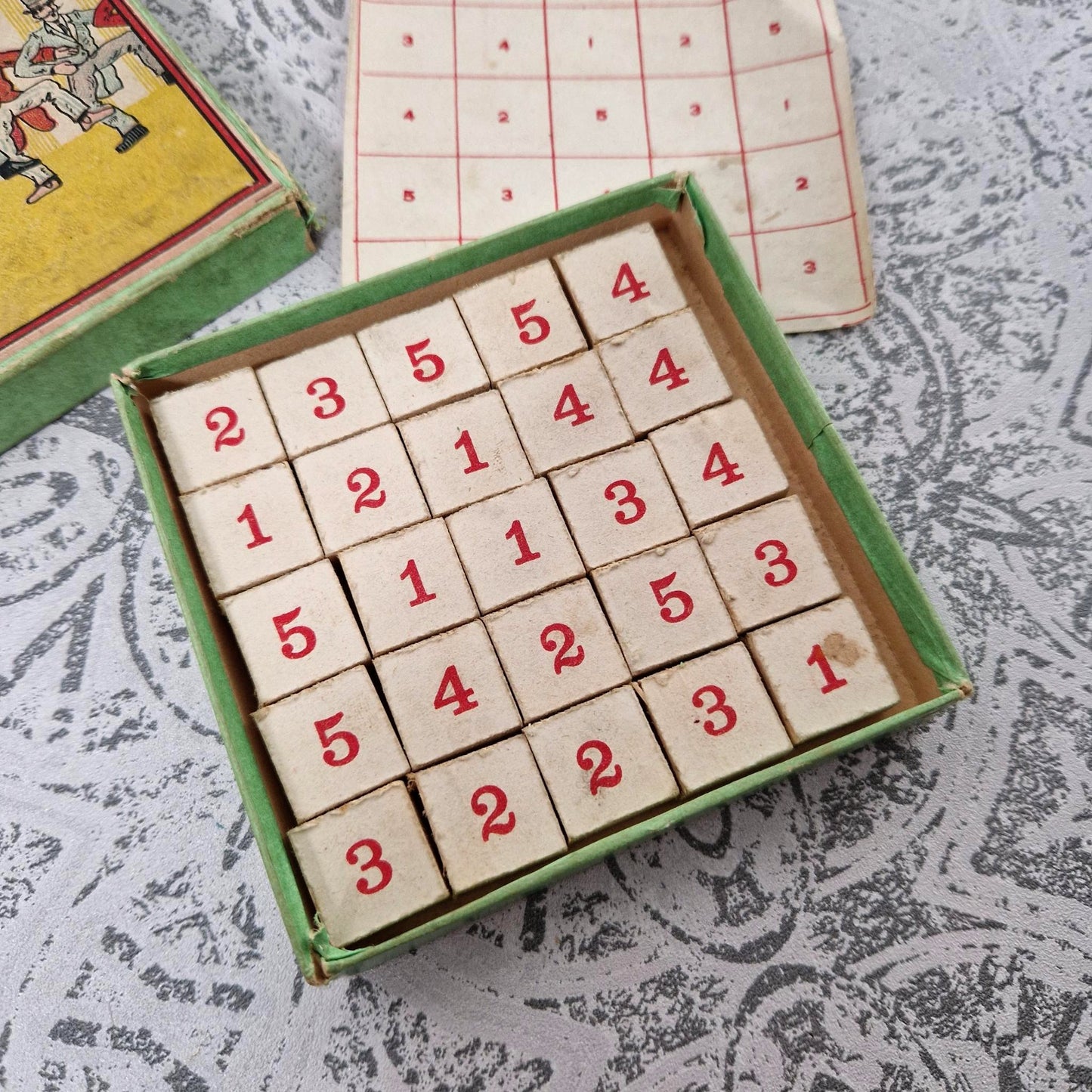 Jeu de réflexion ancien « Quinze Partout » - Vers 1900