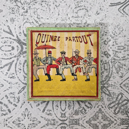Jeu de réflexion ancien « Quinze Partout » - Vers 1900