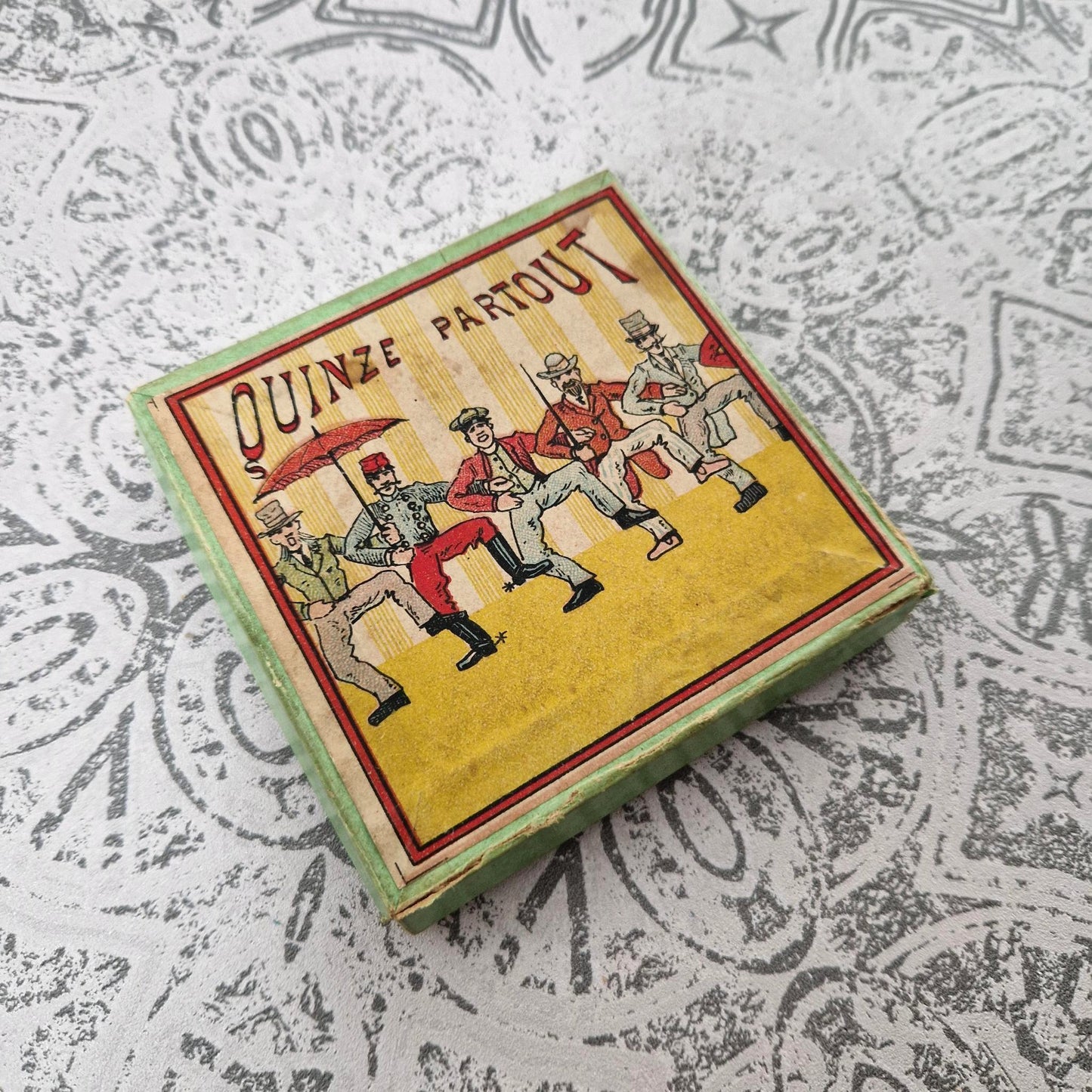 Jeu de réflexion ancien « Quinze Partout » - Vers 1900