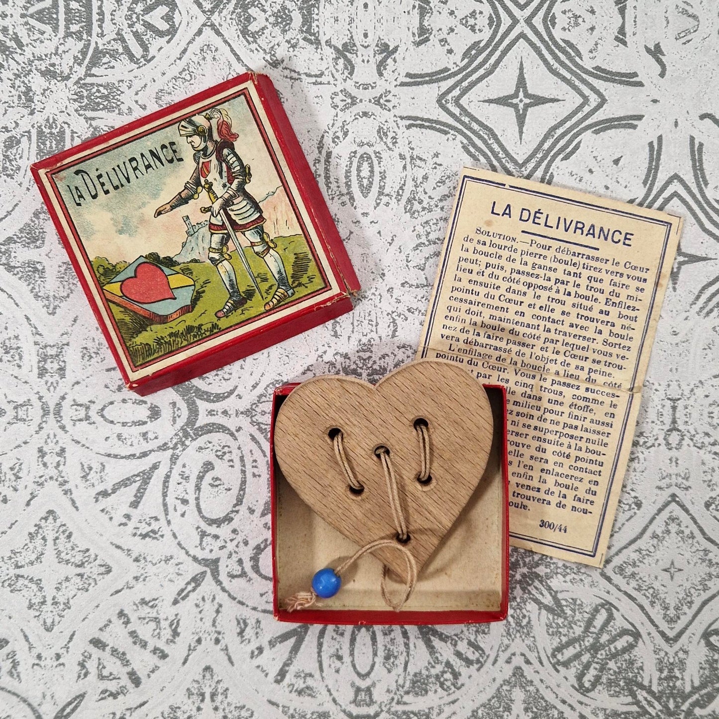 Jeu de patience ancien « La Délivrance » - Circa 1900