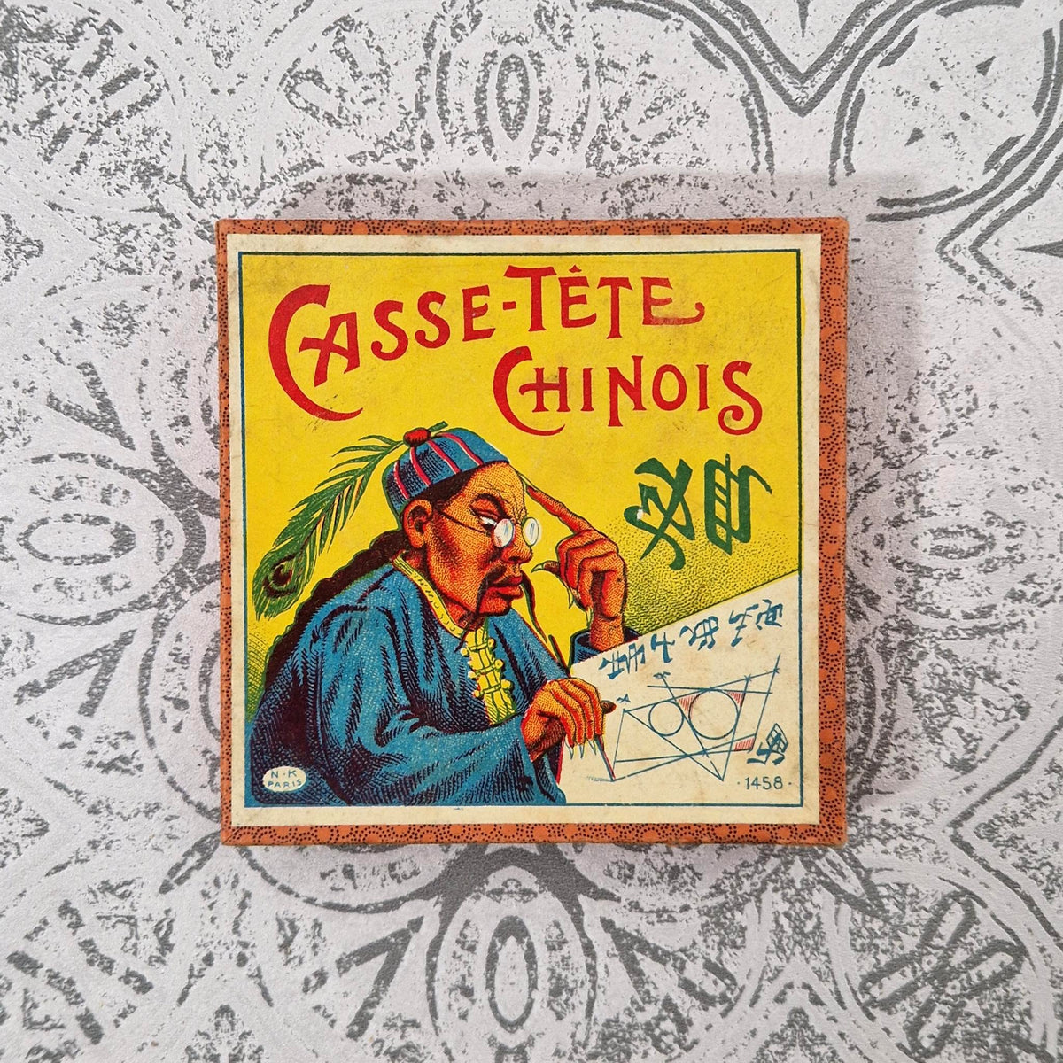 Jeu ancien « Casse-Tête Chinois » - N.K Paris, Vers 1900