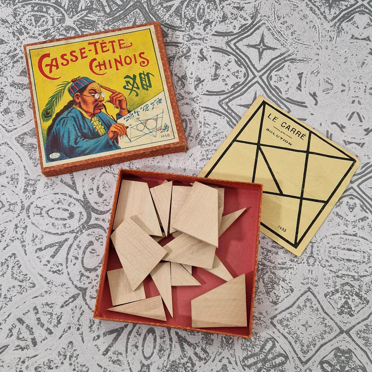 Jeu ancien « Casse-Tête Chinois » - N.K Paris, Vers 1900