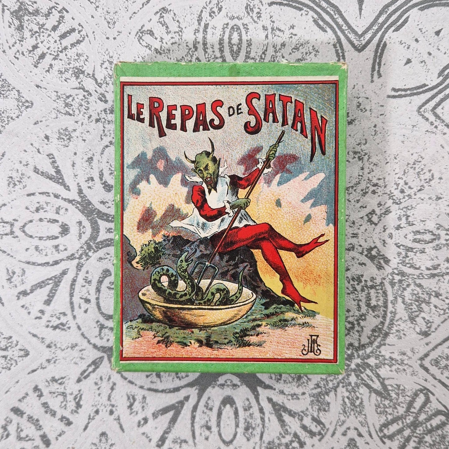 « Le Repas de Satan » -  Jeu JFJ Paris, Vers 1900