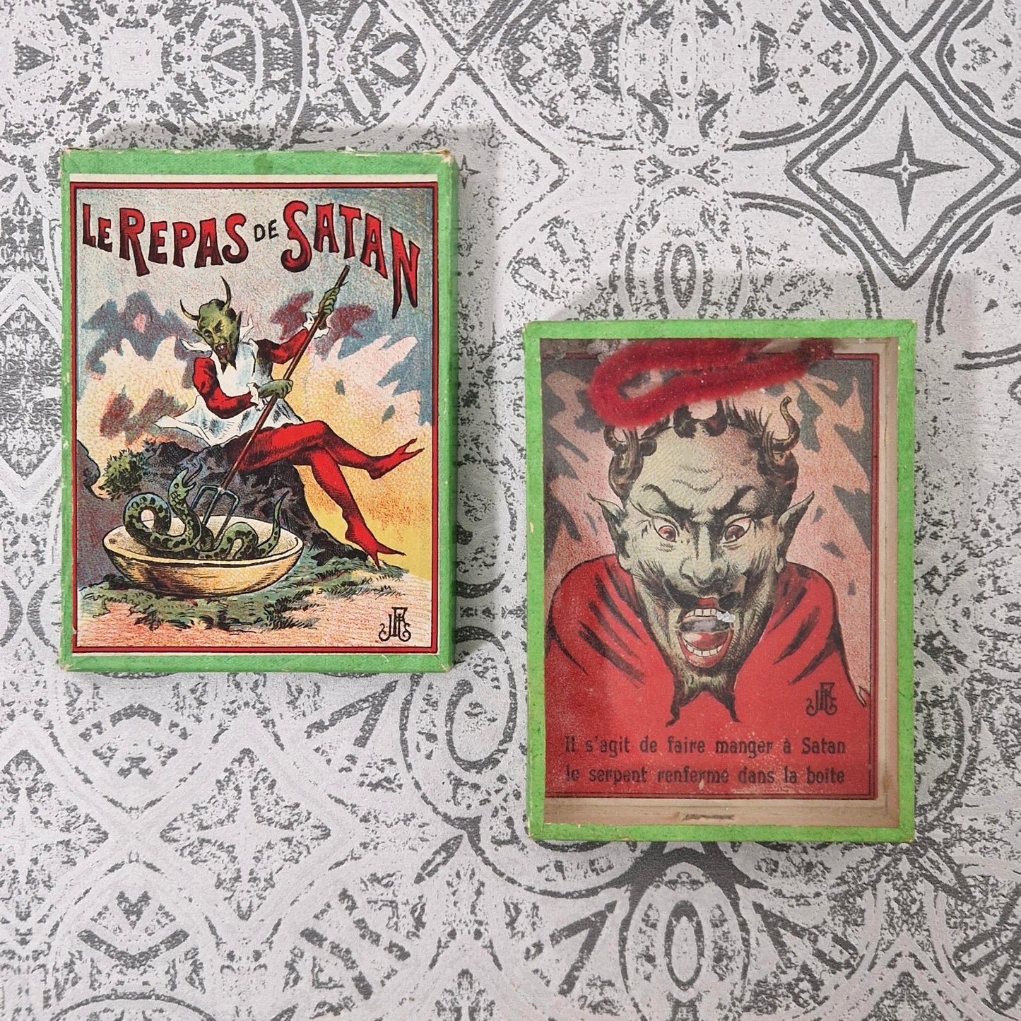 « Le Repas de Satan » -  Jeu JFJ Paris, Vers 1900