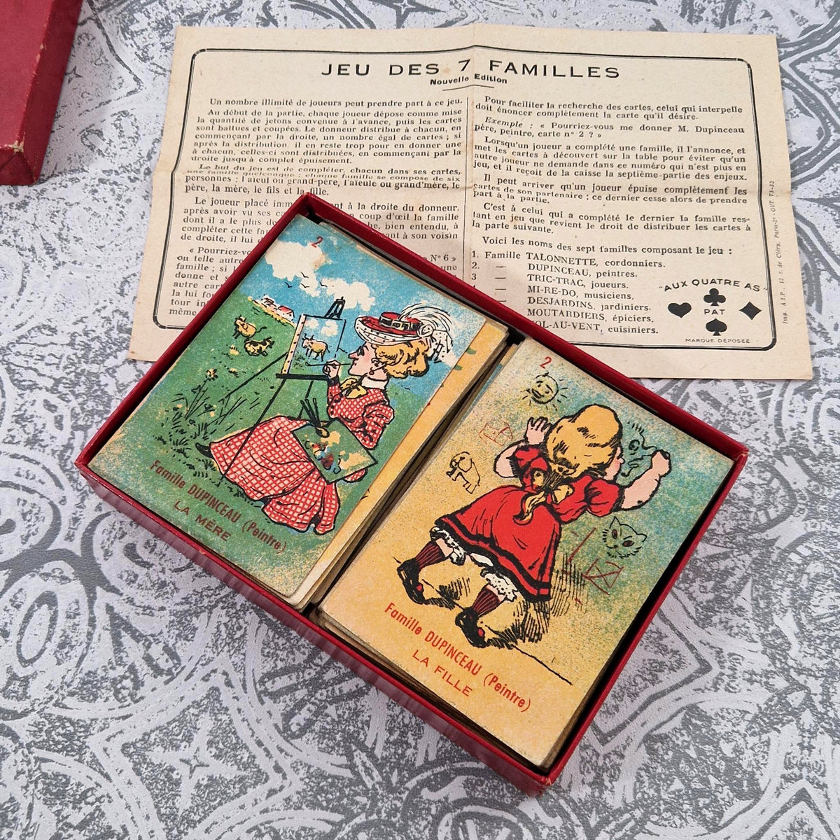 Ancien « Jeu des Sept Familles » - JLR Paris