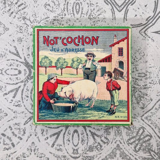 Jeu d’adresse ancien « Not ’ Cochon », Circa 1900