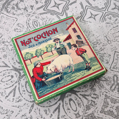 Jeu d’adresse ancien « Not ’ Cochon », Circa 1900