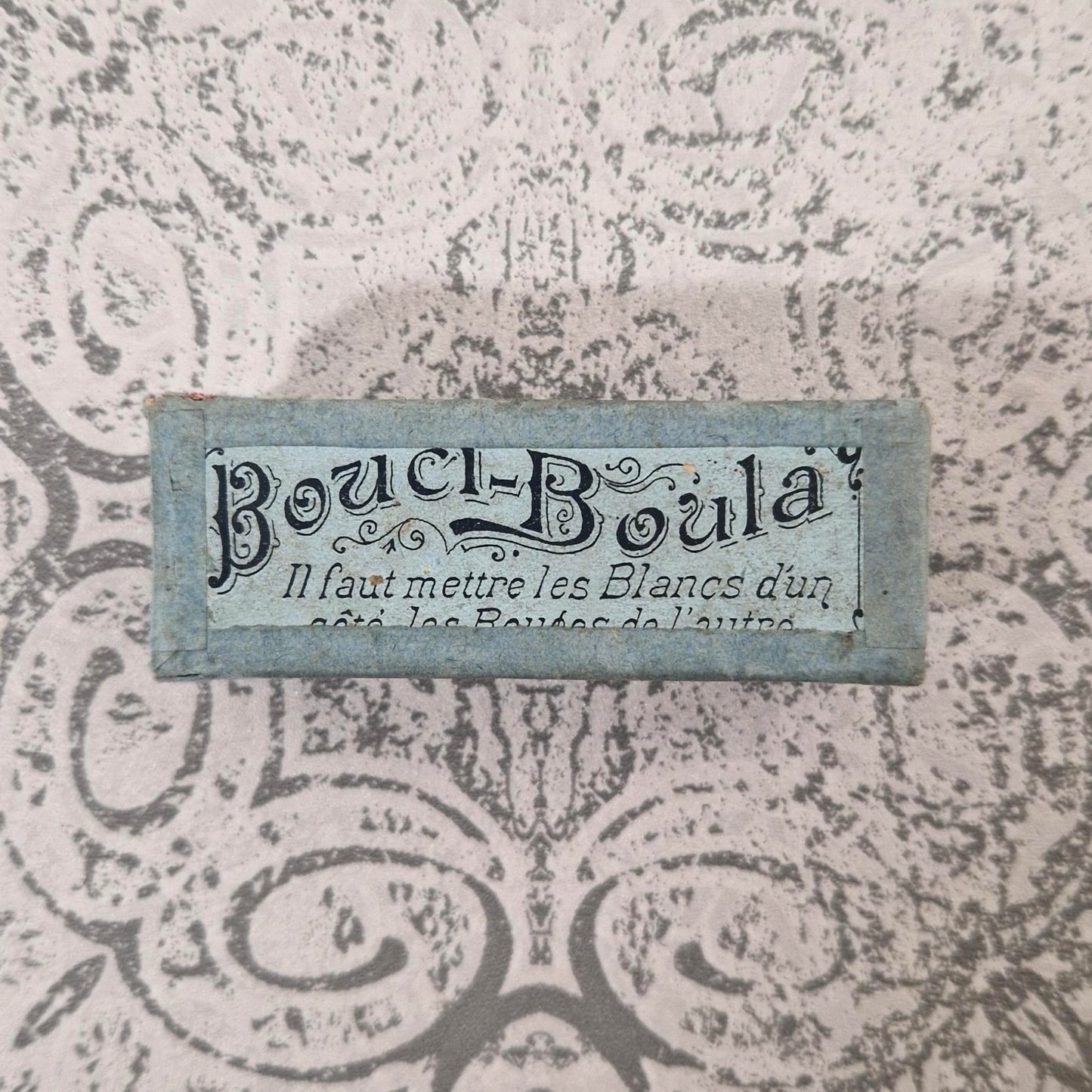 Rare jeu «Bouci-Boula » - casse-tête en verre soufflé