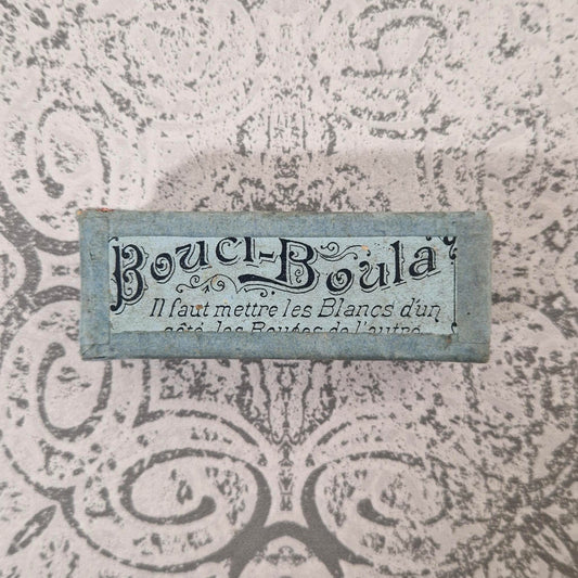 Rare jeu «Bouci-Boula » - casse-tête en verre soufflé