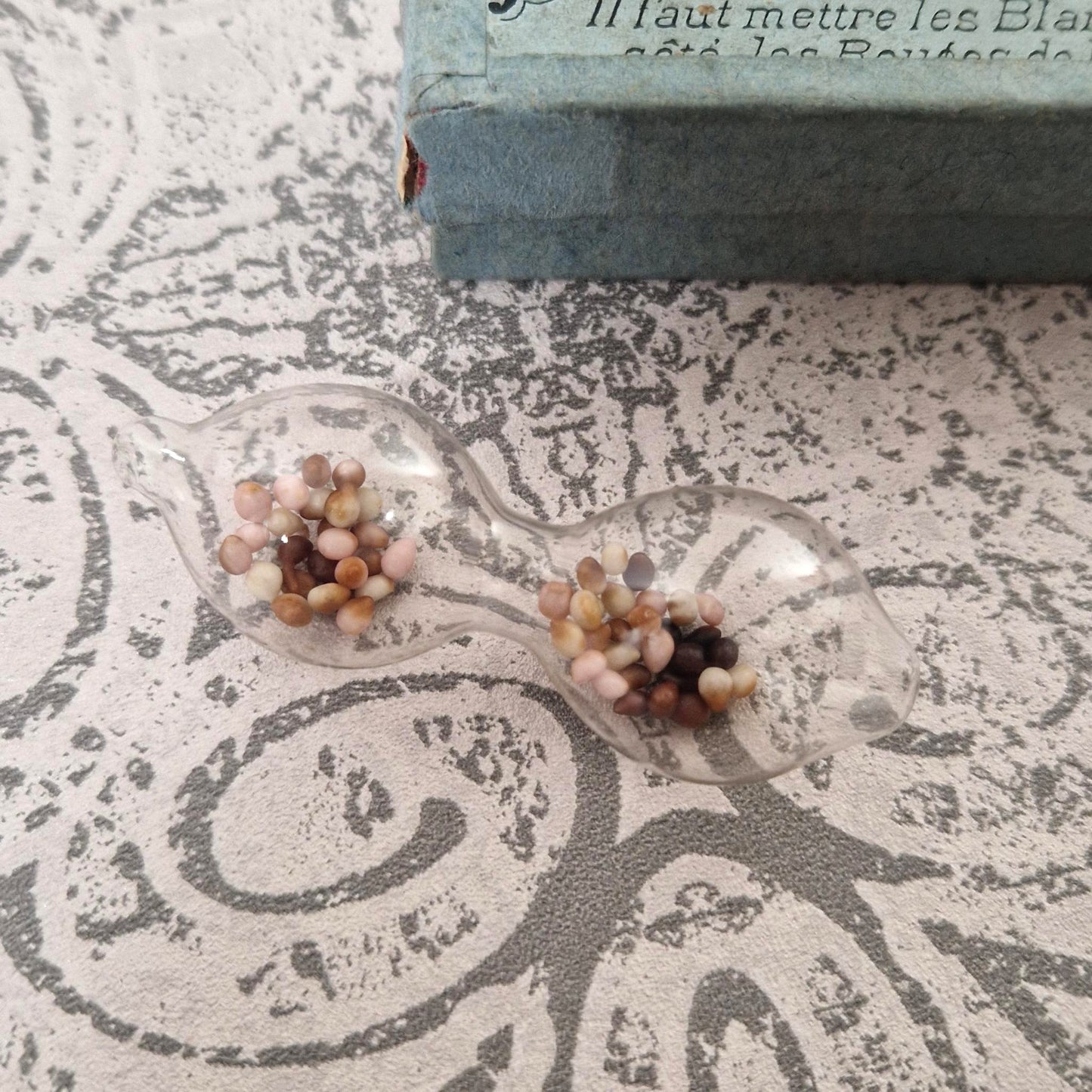 Rare jeu «Bouci-Boula » - casse-tête en verre soufflé