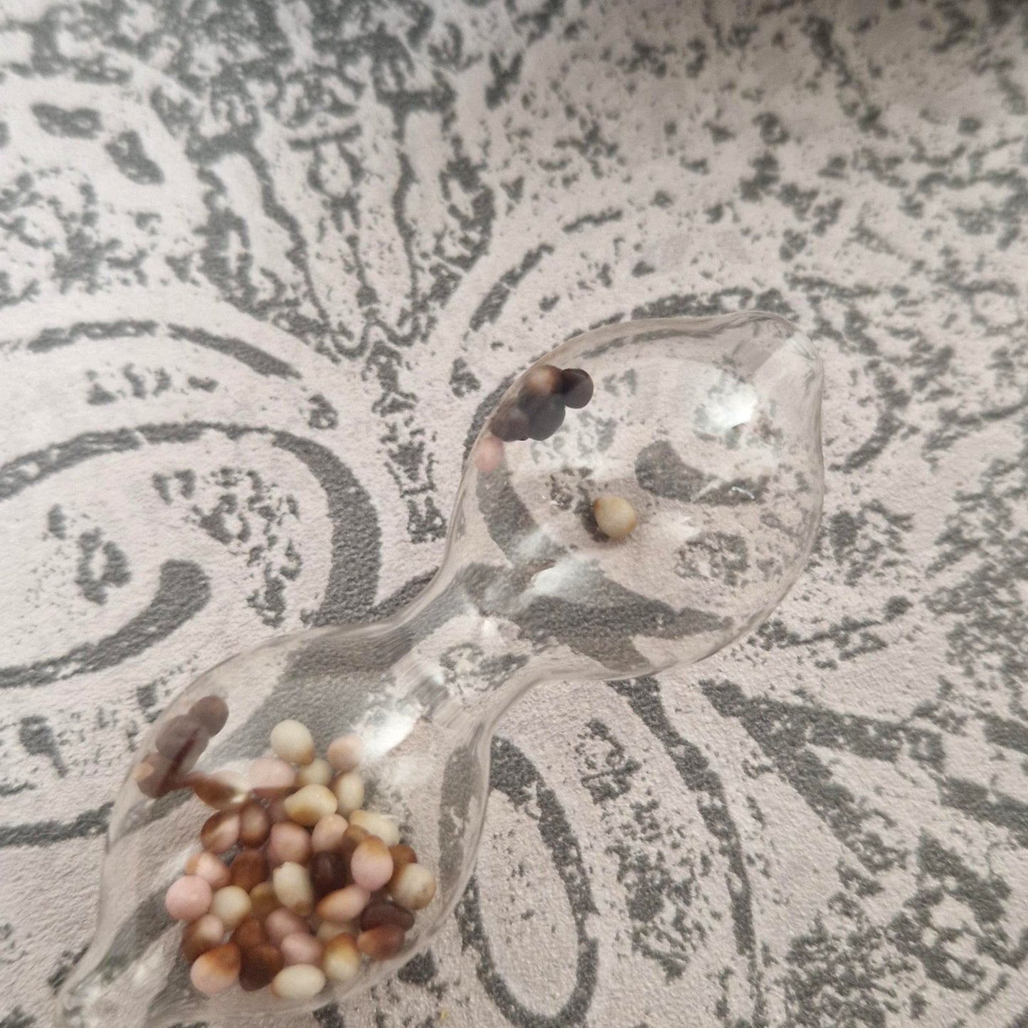 Rare jeu «Bouci-Boula » - casse-tête en verre soufflé