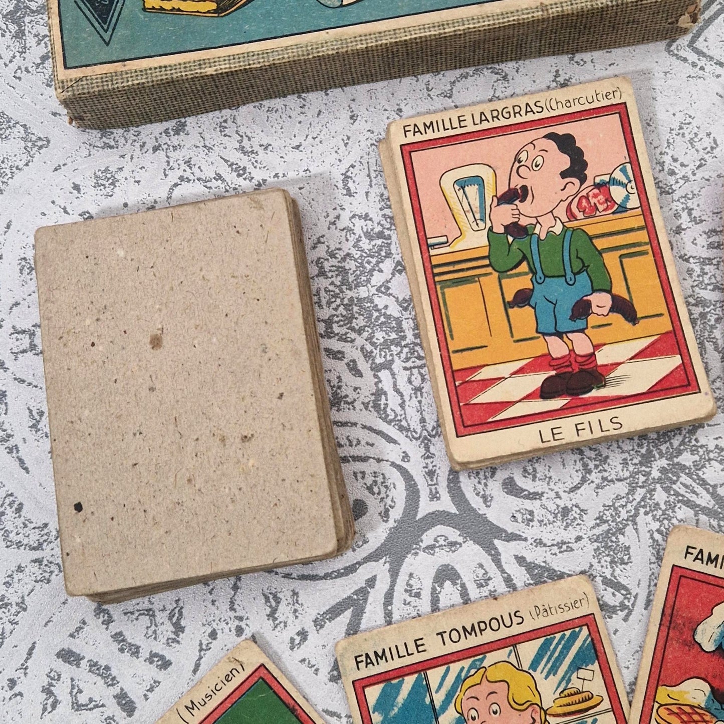 Ancien « Jeu des 7 Familles » - Début XXe