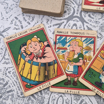 Ancien « Jeu des 7 Familles » - Début XXe