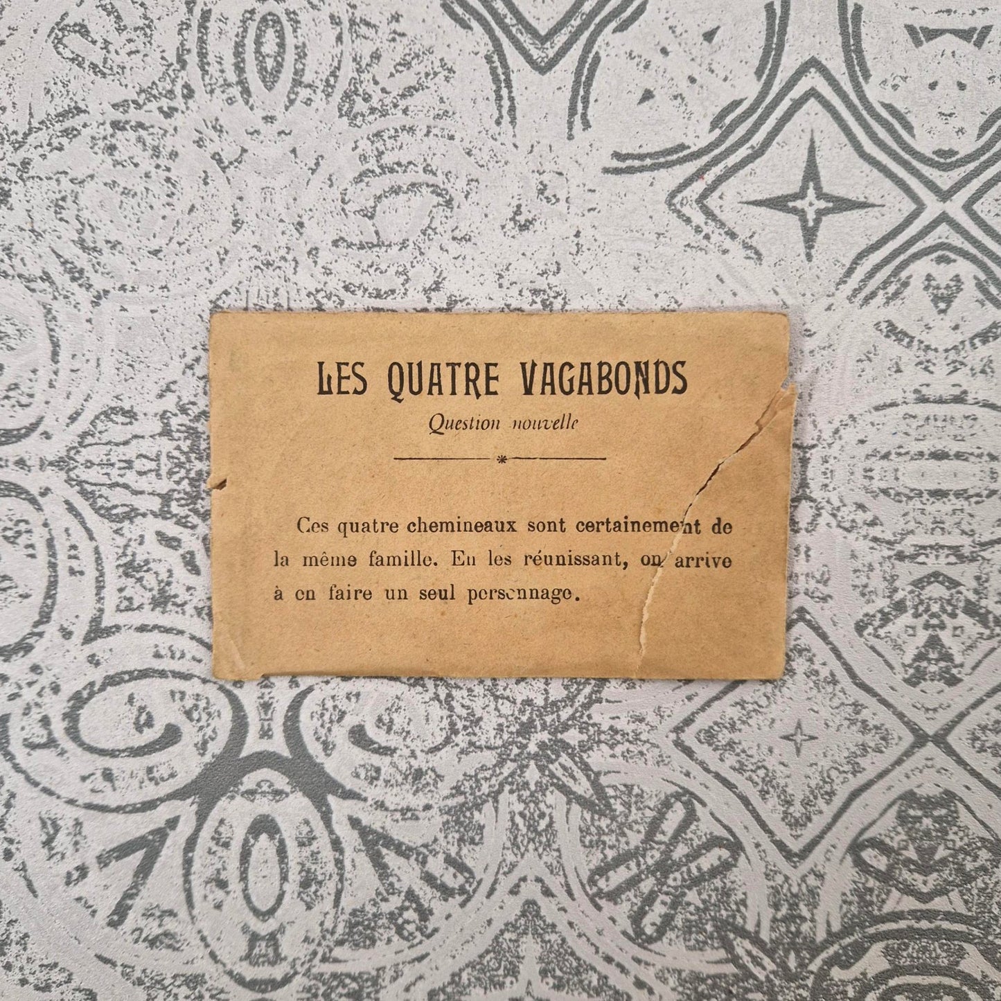 Les quatre vagabonds - puzzle récréatif illustré, JFJ Paris