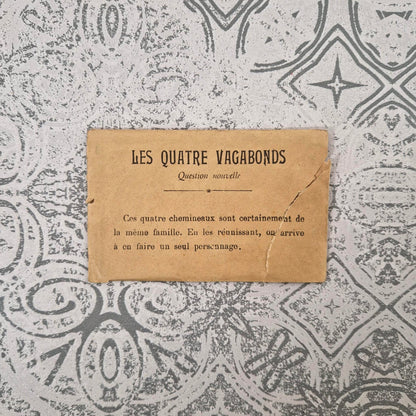 Les quatre vagabonds - puzzle récréatif illustré, JFJ Paris