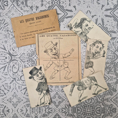 Les quatre vagabonds - puzzle récréatif illustré, JFJ Paris