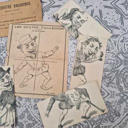 Les quatre vagabonds - puzzle récréatif illustré, JFJ Paris