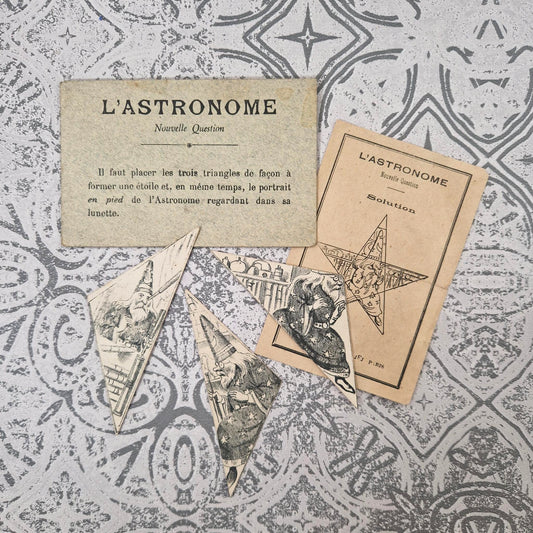 L’Astronome, puzzle récréatif illustré - vers 1900