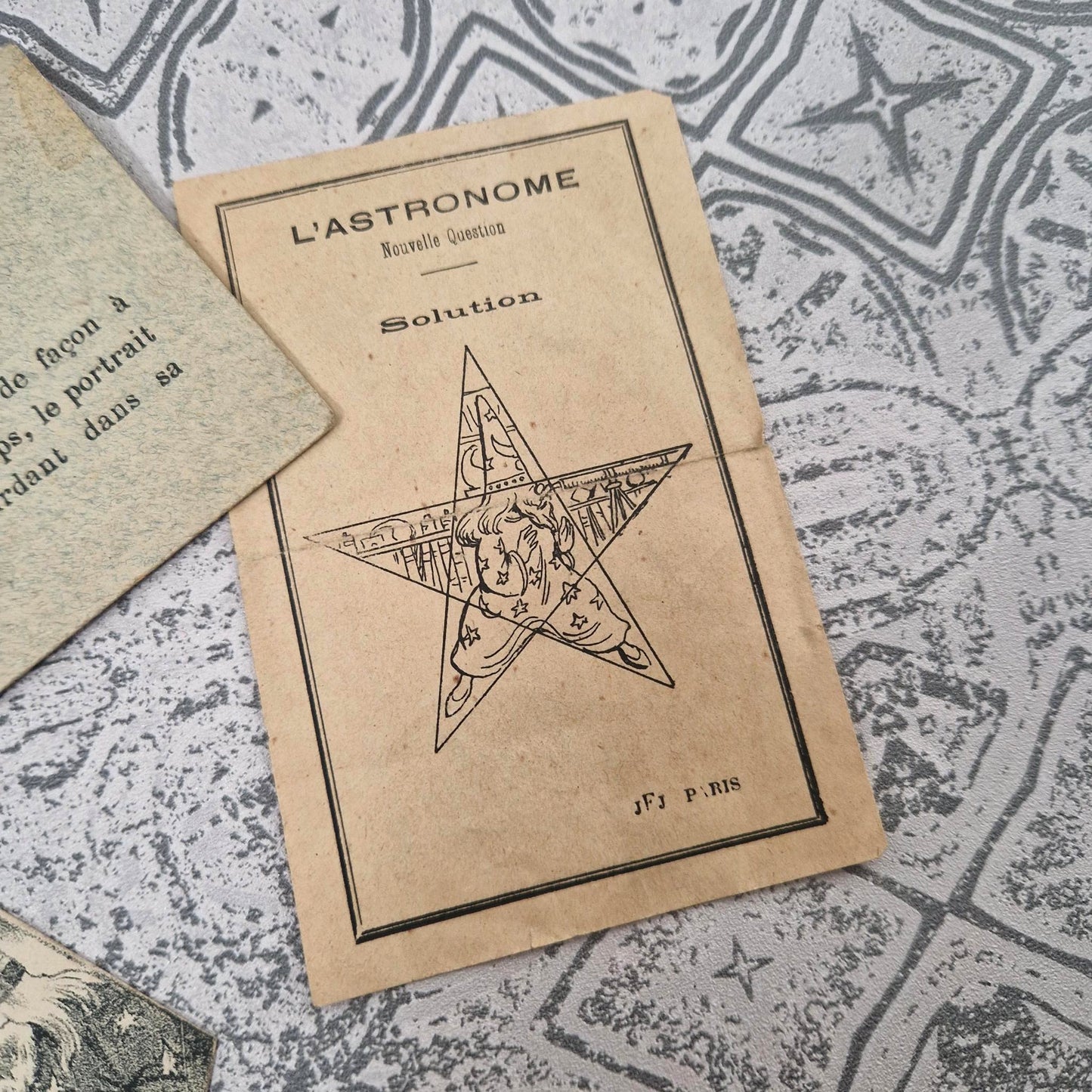 L’Astronome, puzzle récréatif illustré - vers 1900