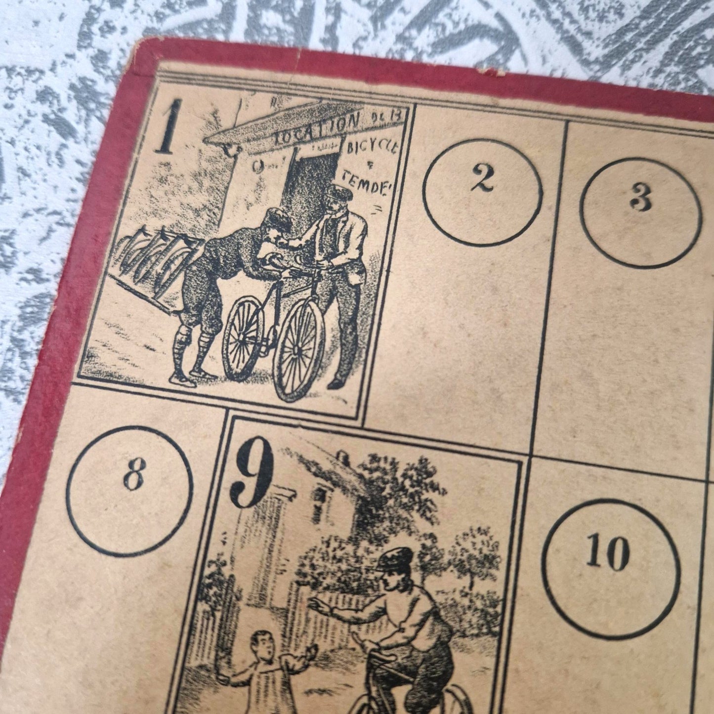 Plateau de jeu “ Les Ascensionnistes / Jeu des Bicyclistes ”