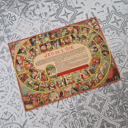 Ancien plateau de Jeu de l’Oie - chromolithographie