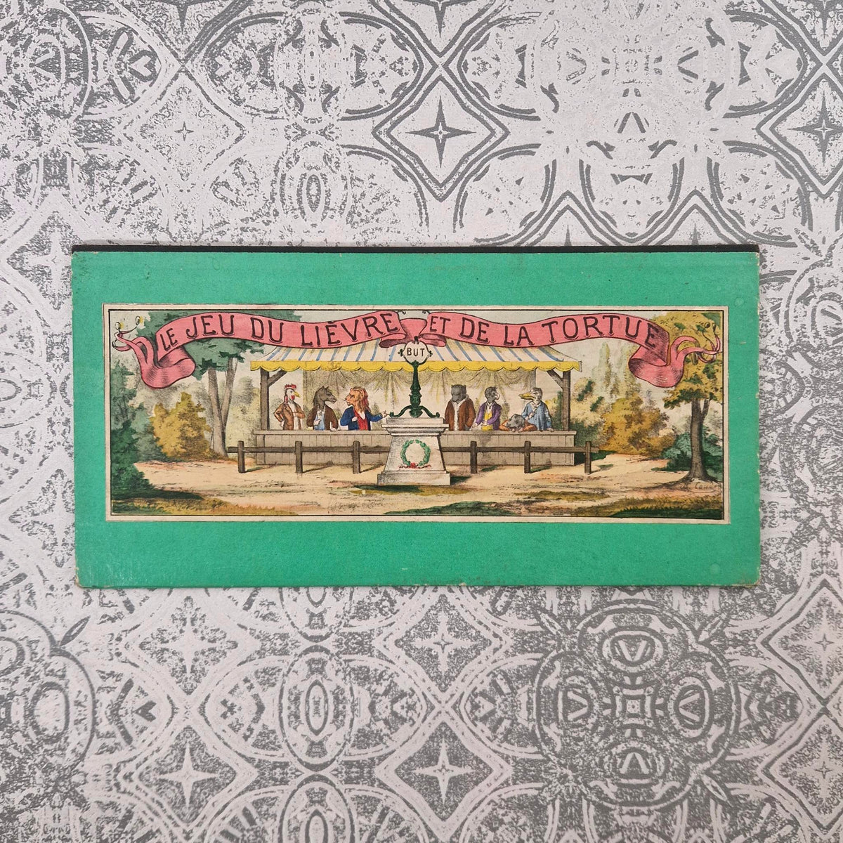 Rare “Jeu du Lièvre et de la Tortue” - A. Lion Fils, XIXe
